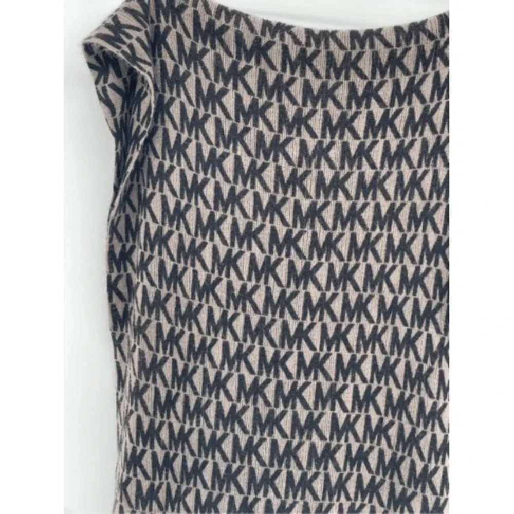 MICHAEL Michael Kors Scarf Infinity Women‎ One Size Brown Black Logo Wrap New